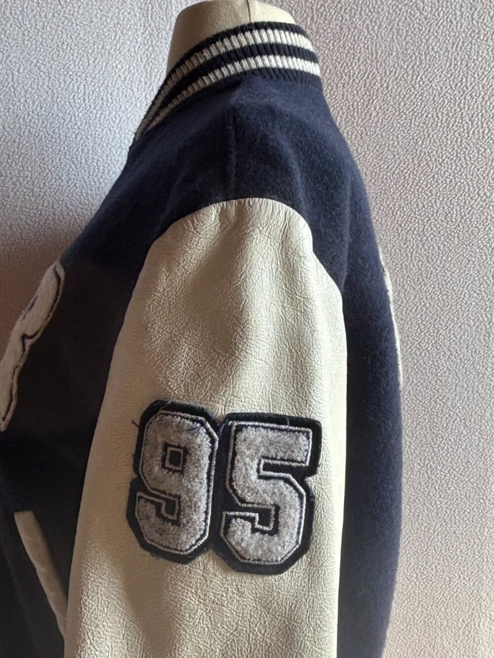 1990s Roots Canada Leather & Wool Letterman's Jacket - Picture 9 of 12